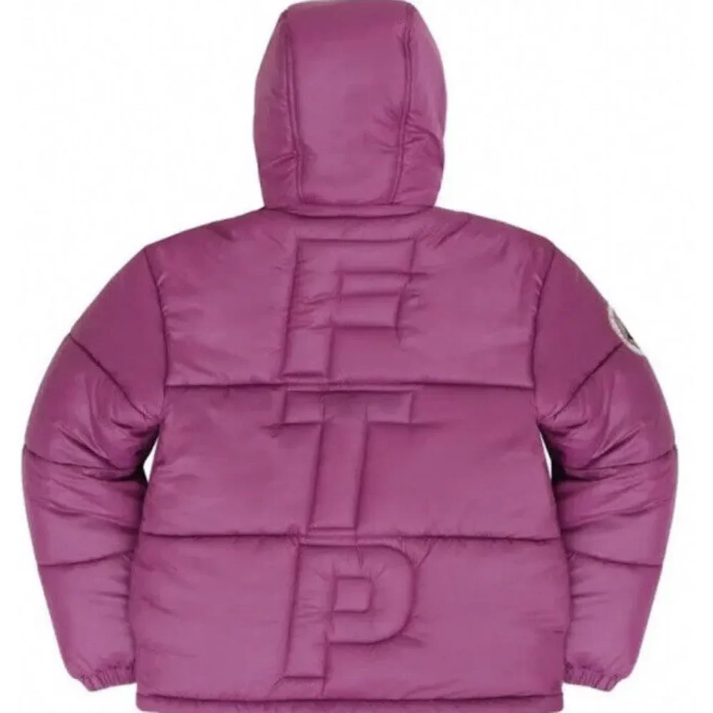 NEW - Very Nice FTP Plum Logo Quilt Puffer Plum Small removeable hood $295.00 - Picture 2 of 9